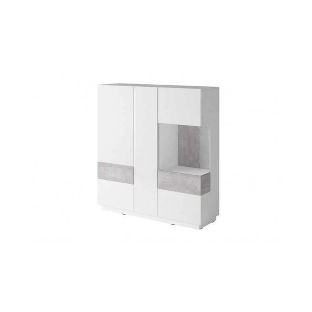 Šiuolaikiška spinta su LED apšvietimu ir stumdomomis durimis