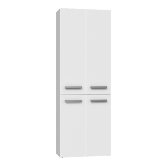 Moderni vonios spintelė su 2 lentynomis ir 3 skyriais