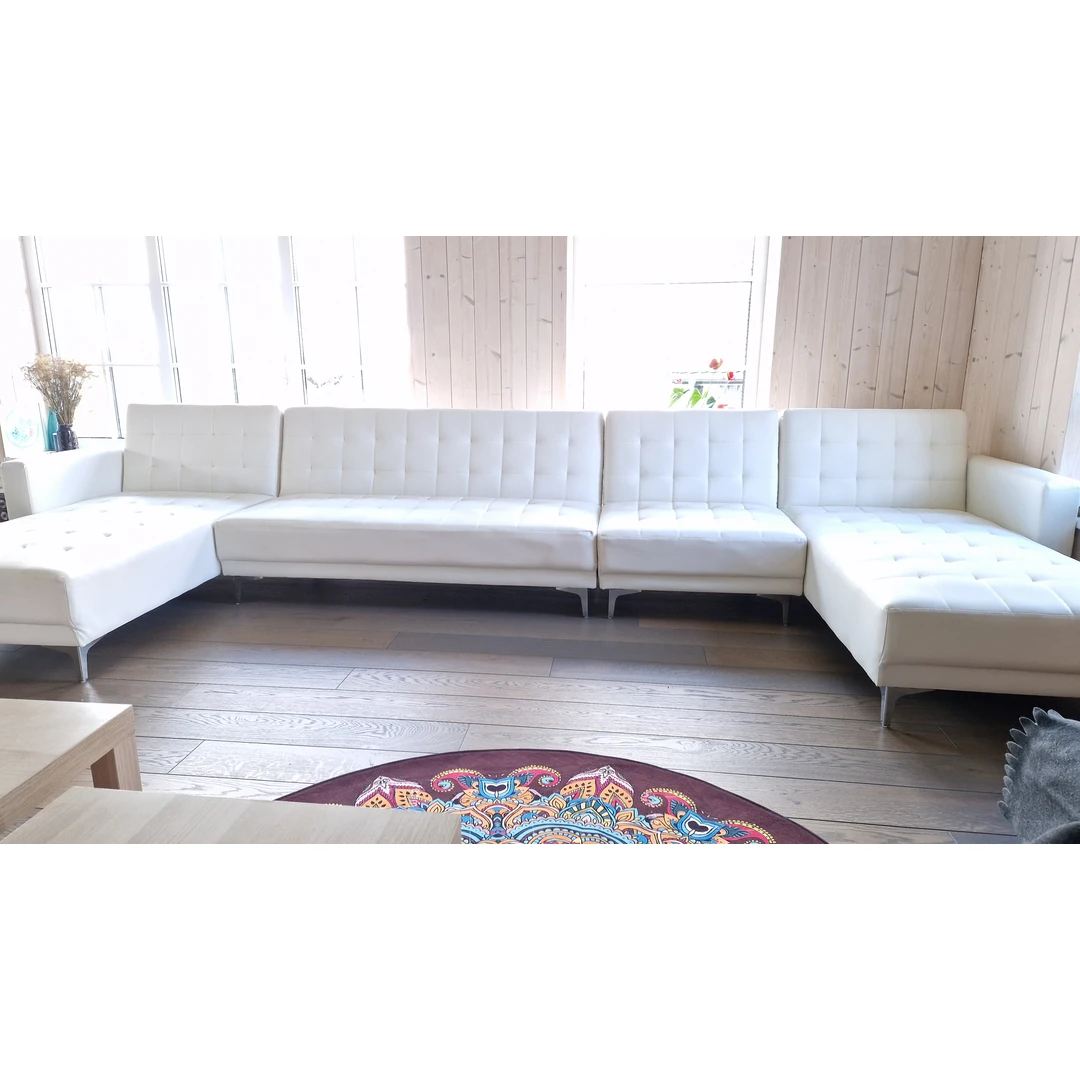 Modulinis minkštas kampas U forma, dirbtinė oda - U formos minkšti kampai