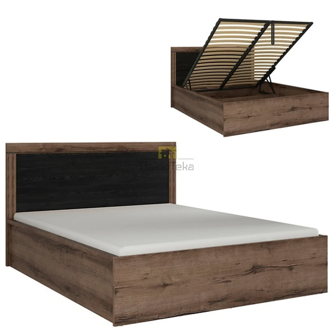 160x200 cm čiužiniui su patalynės dėže