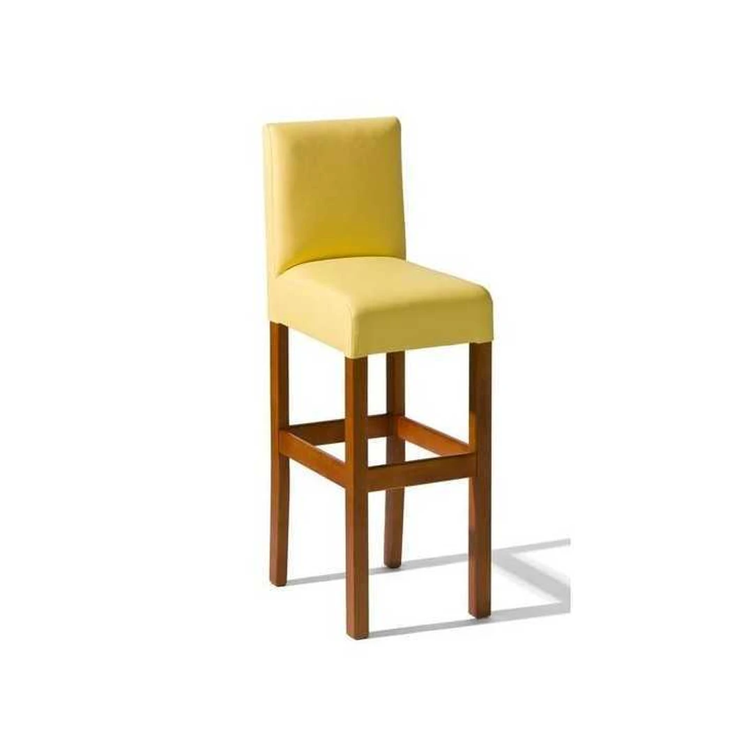 Ergonominė medinė kėdė su eko oda