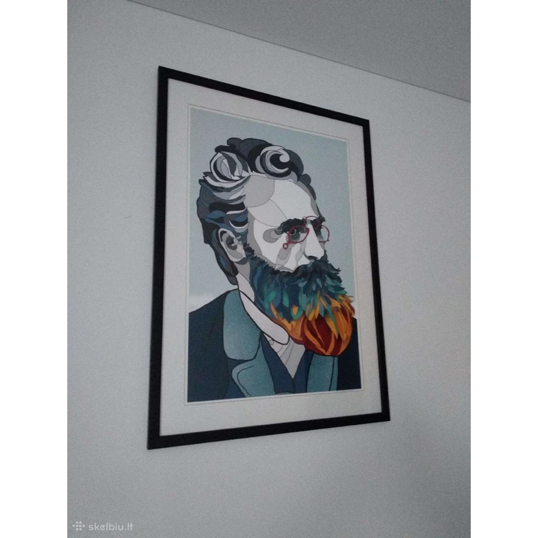 Unikalus portretas 42x59 cm su ribotu leidimu