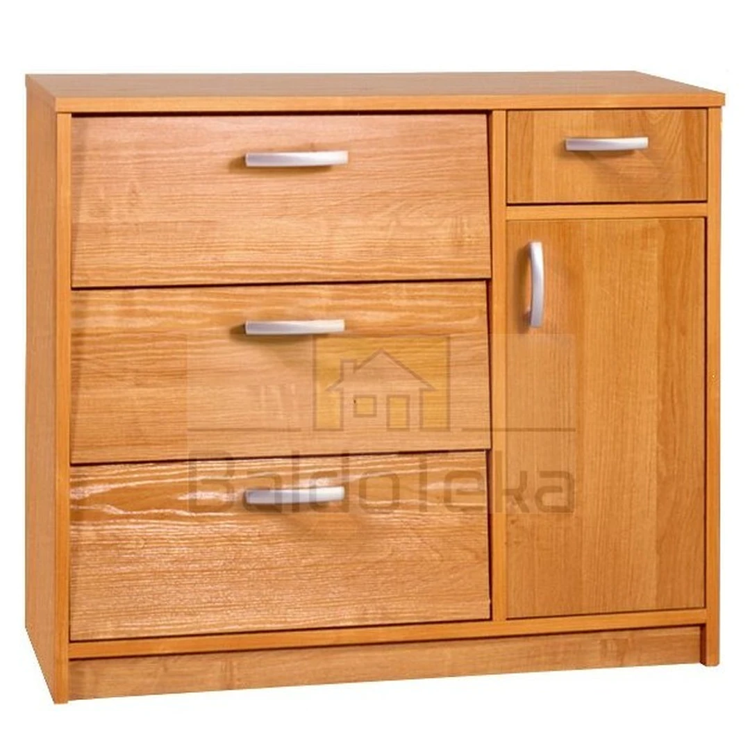 Ergonominė spintelė 90x78x40 cm, LMDP, spalva pagal pasirinkimą