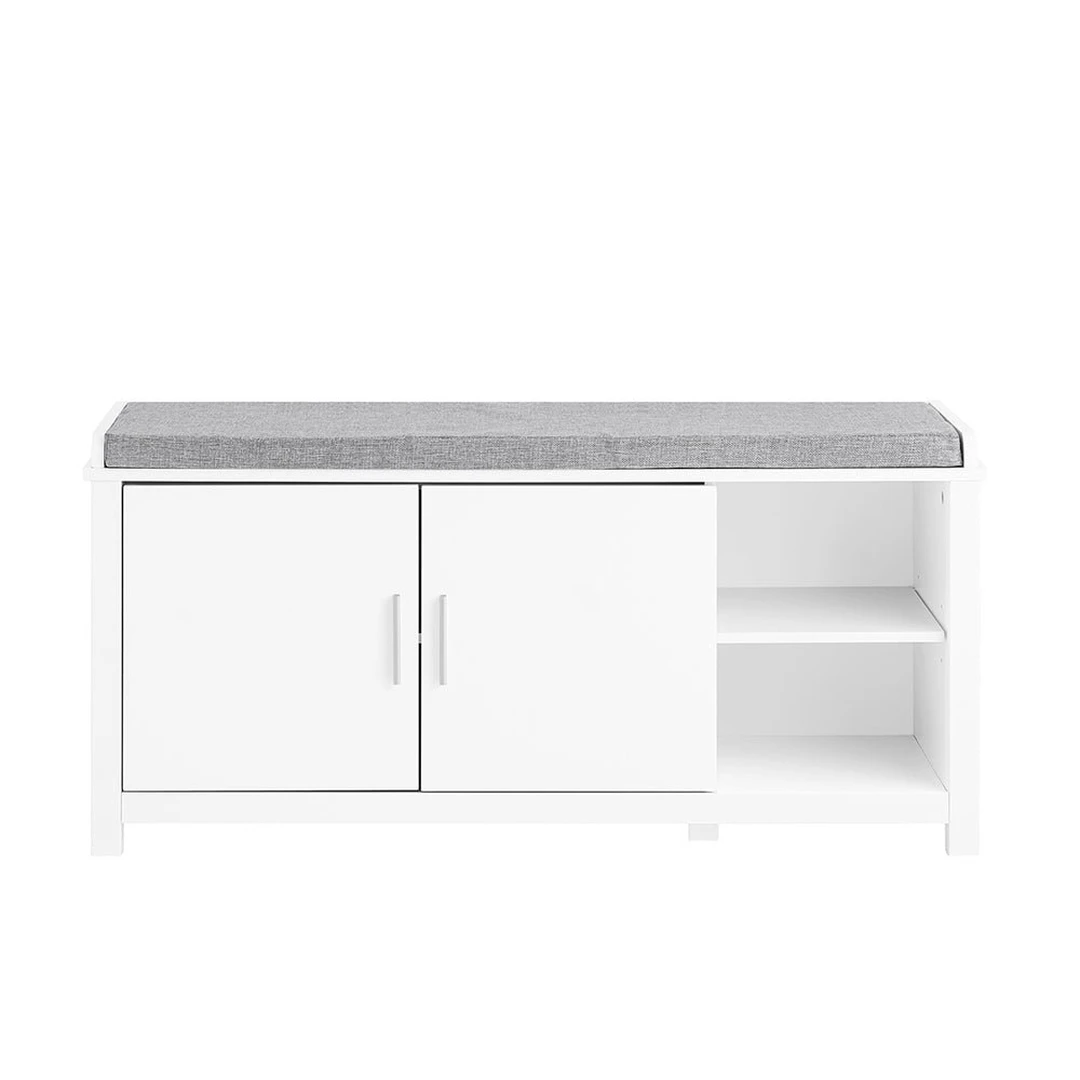 Batų spintelė 105x35x51cm., baltos/pilkos spalvos - Batų dėžės, stovai