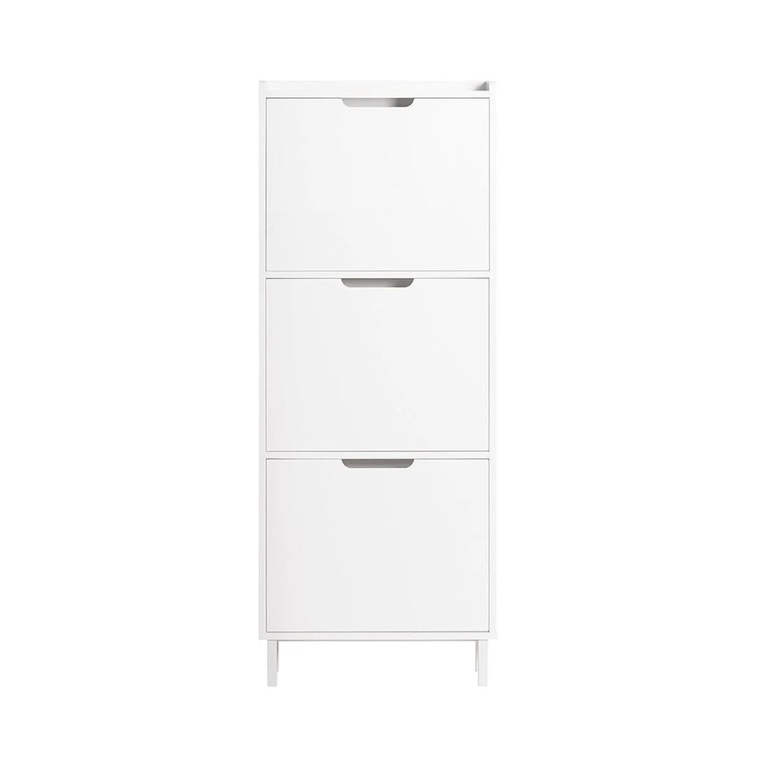 Batų spintelė 50x19x129cm., baltos spalvos - Batų dėžės, stovai