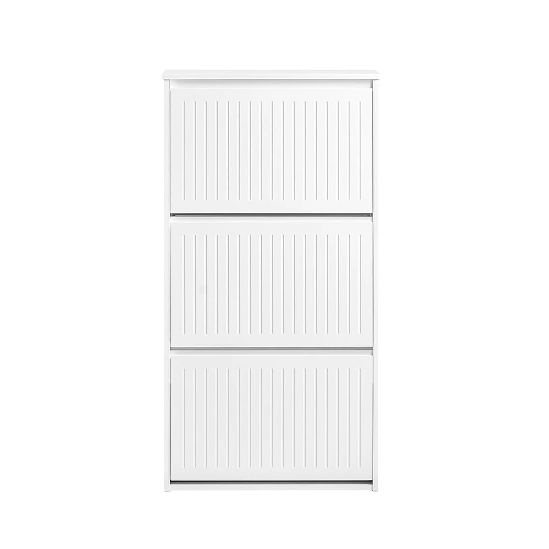 Batų spintelė 61x26x120cm., baltos spalvos - Batų dėžės, stovai