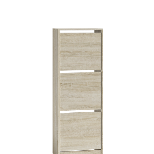 Trijų durelių spintelė batams