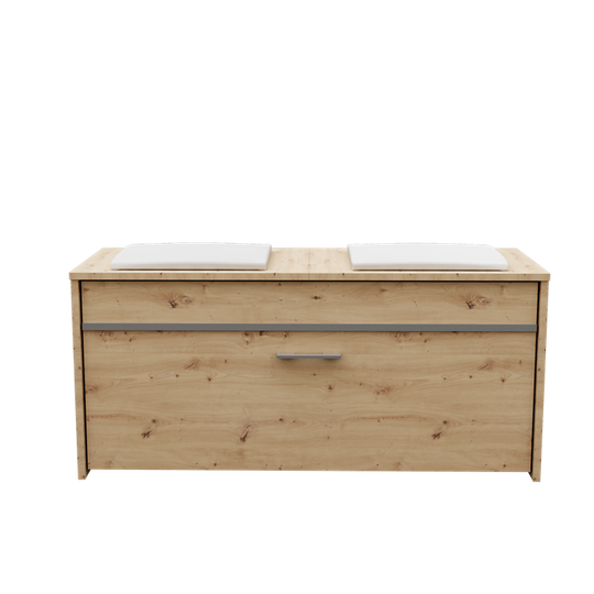 Styli batų spintelė su eko oda ir daiktadėže