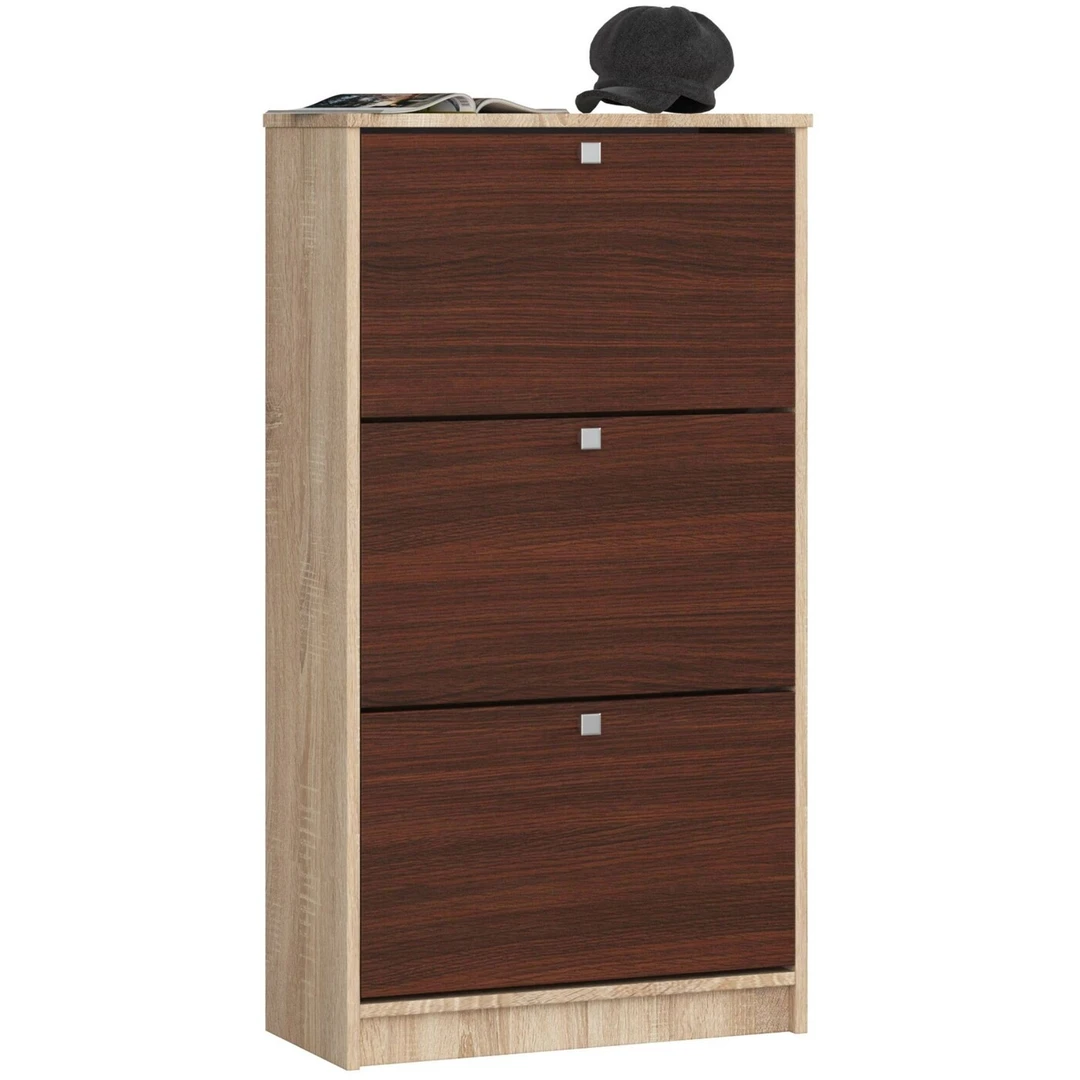 Aukštos kokybės laminuota spintelė su varstomomis durimis