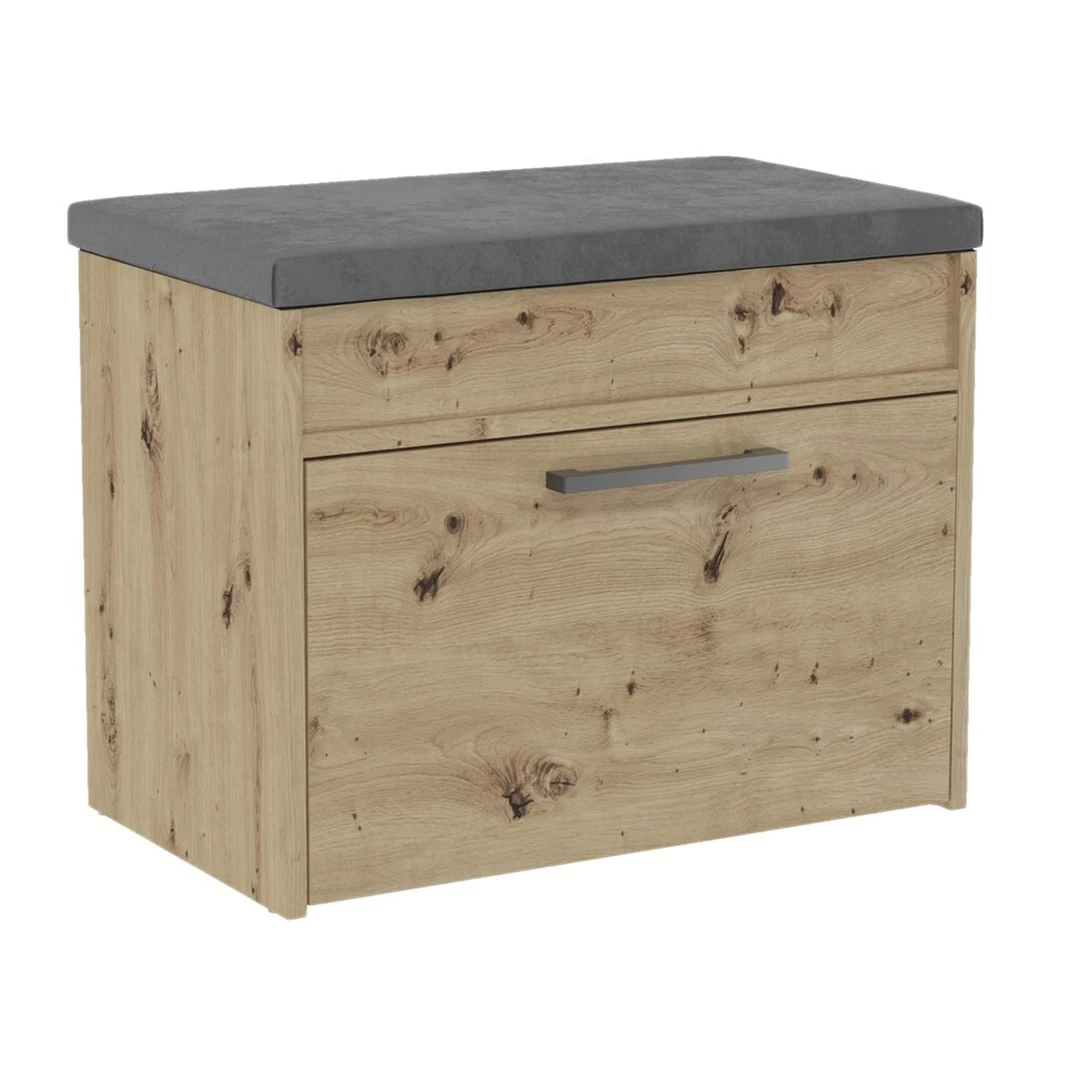 1-durė batų spintelė su minkštu sėdynės suoleliu