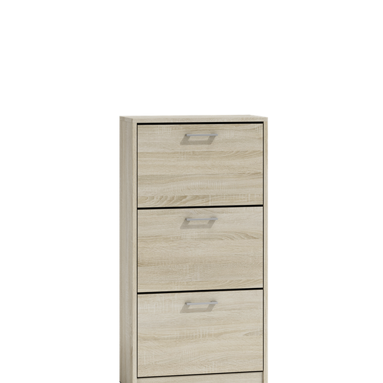 Trijų durelių spintelė batams su PVC apsauga