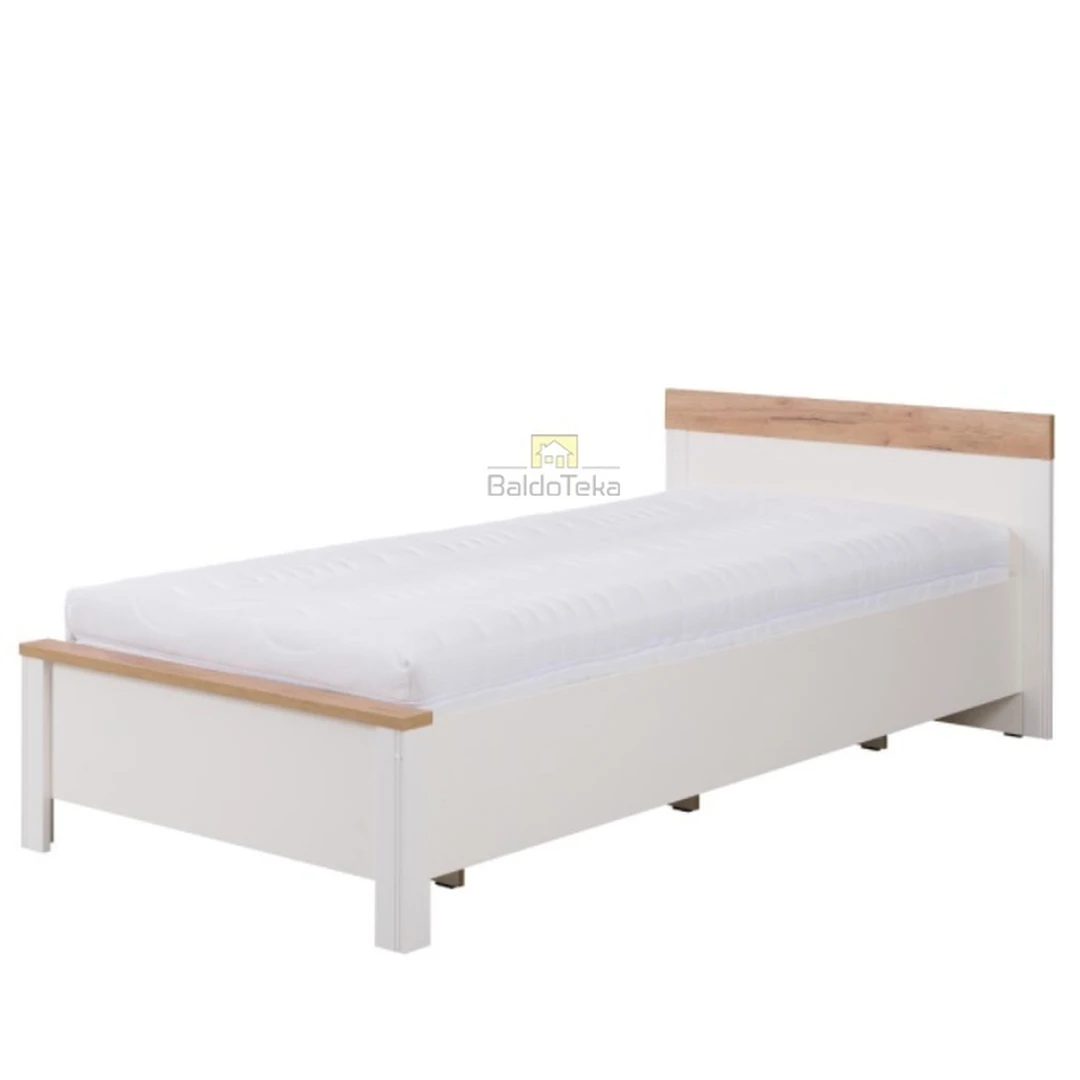 Ergonomiška 90x200 cm lova su grotelėmis