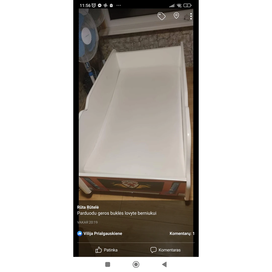 Stylinga lovytė berniukui – patogi ir tvarkinga