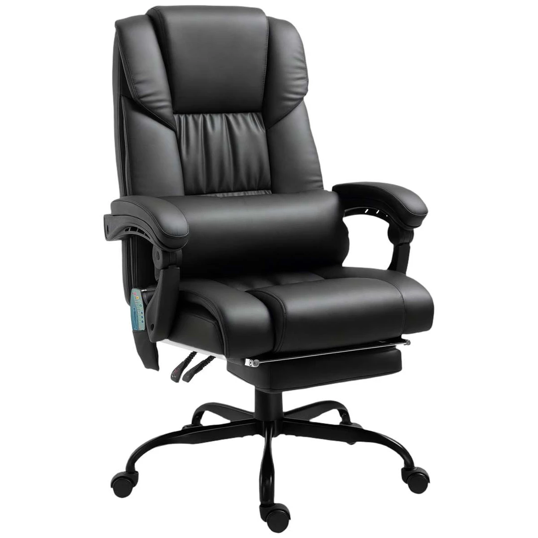 Ergonomiška masažinė biuro kėdė su 6 masažo taškais