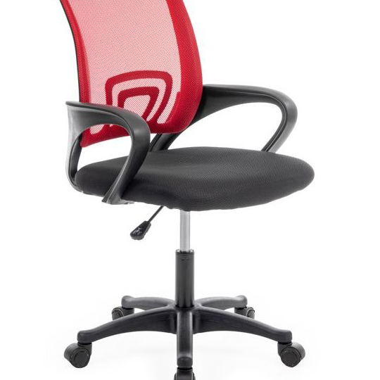 Ergonomiška darbo kėdė su orlaidžiu tekstiliniu audiniu