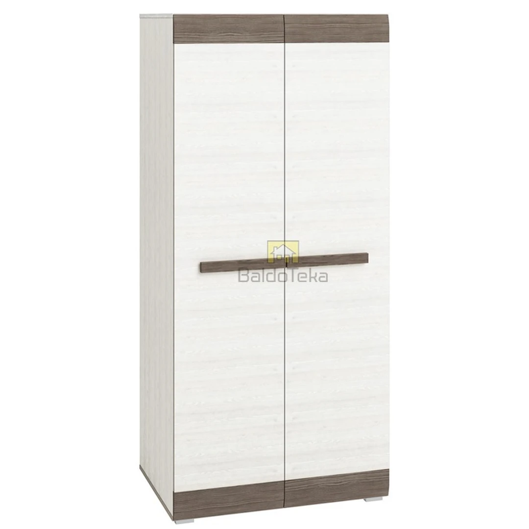 Ergonominė spintelė sniego pušies spalva su ABS apdaila