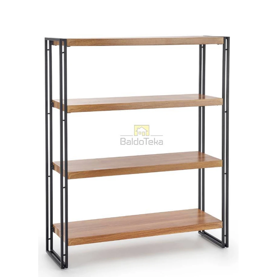 Moderni spintelė auksinio ąžuolo ir juodos spalvos