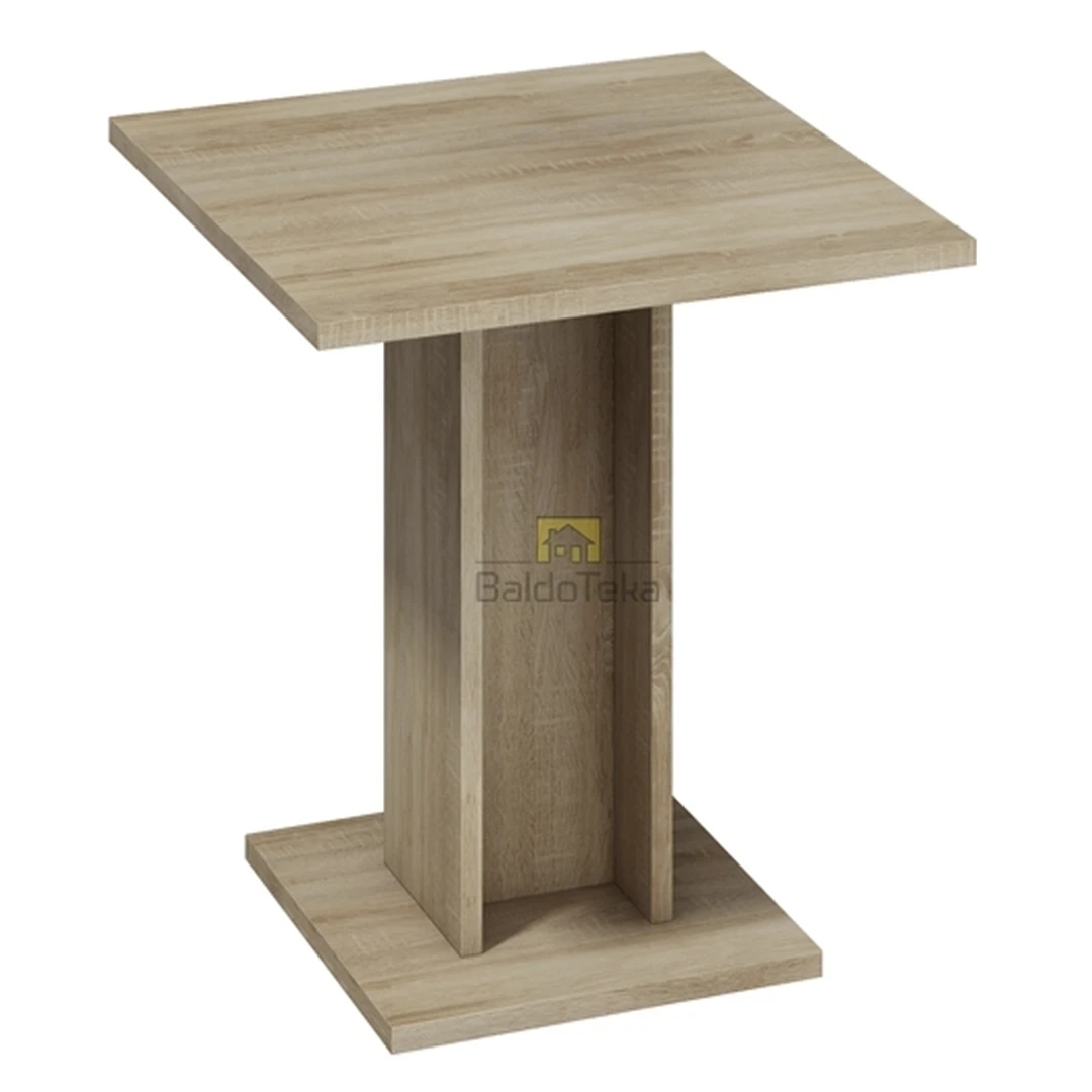 Modernus kvadratinis spintos stalas 75x75 cm