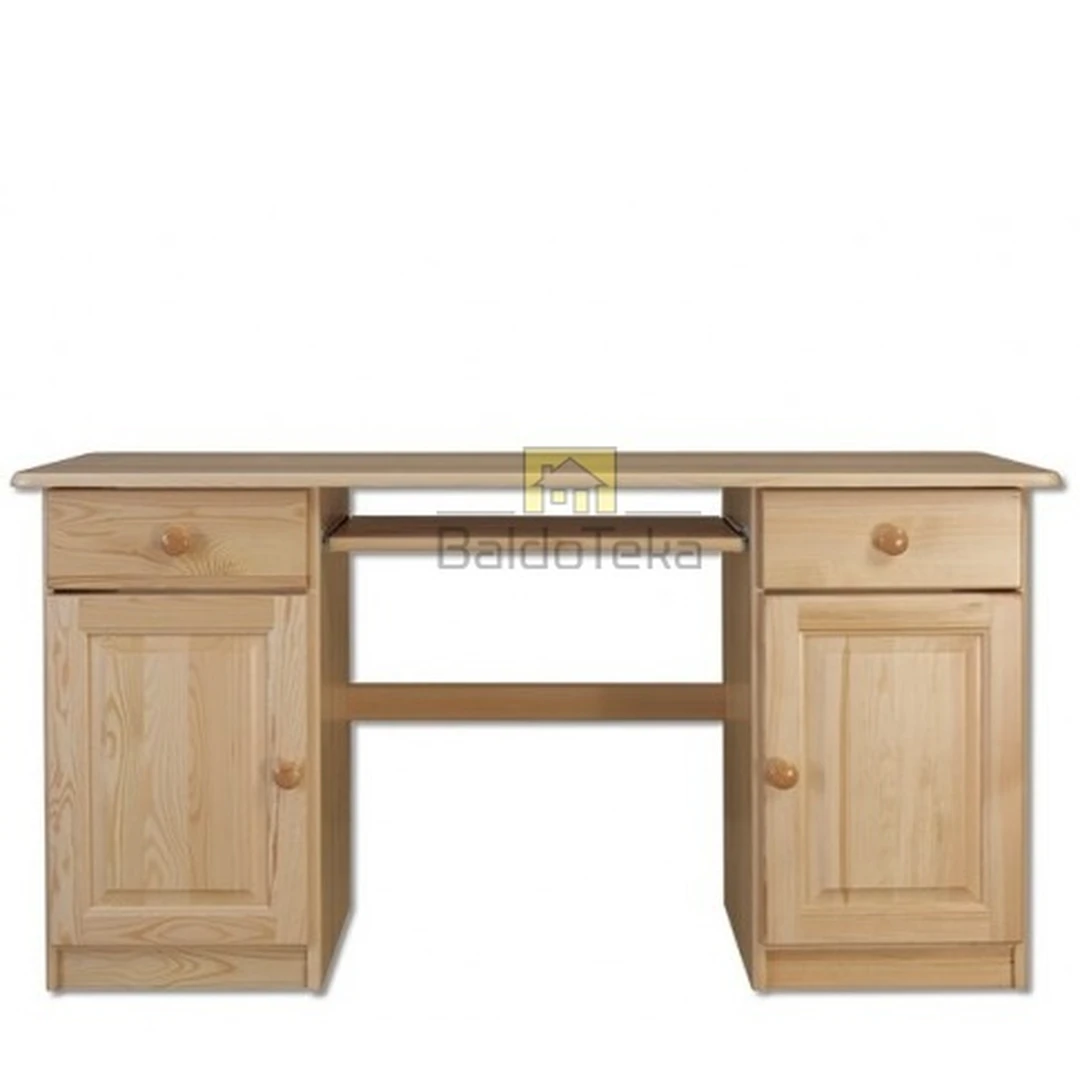 Ergonominė pušinė lova – natūralus medis, 145x75x55 cm