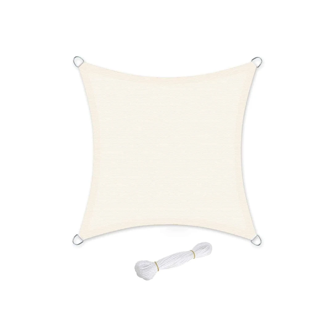 Stambi saulės burė 2x2 m su 4 tvirtinimo virvėmis