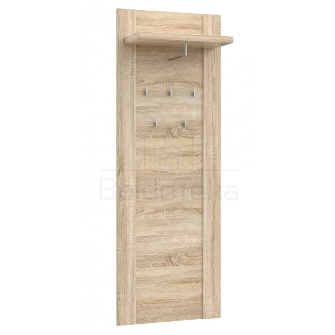 Šiuolaikiška lova ąžuolo sonoma spalva