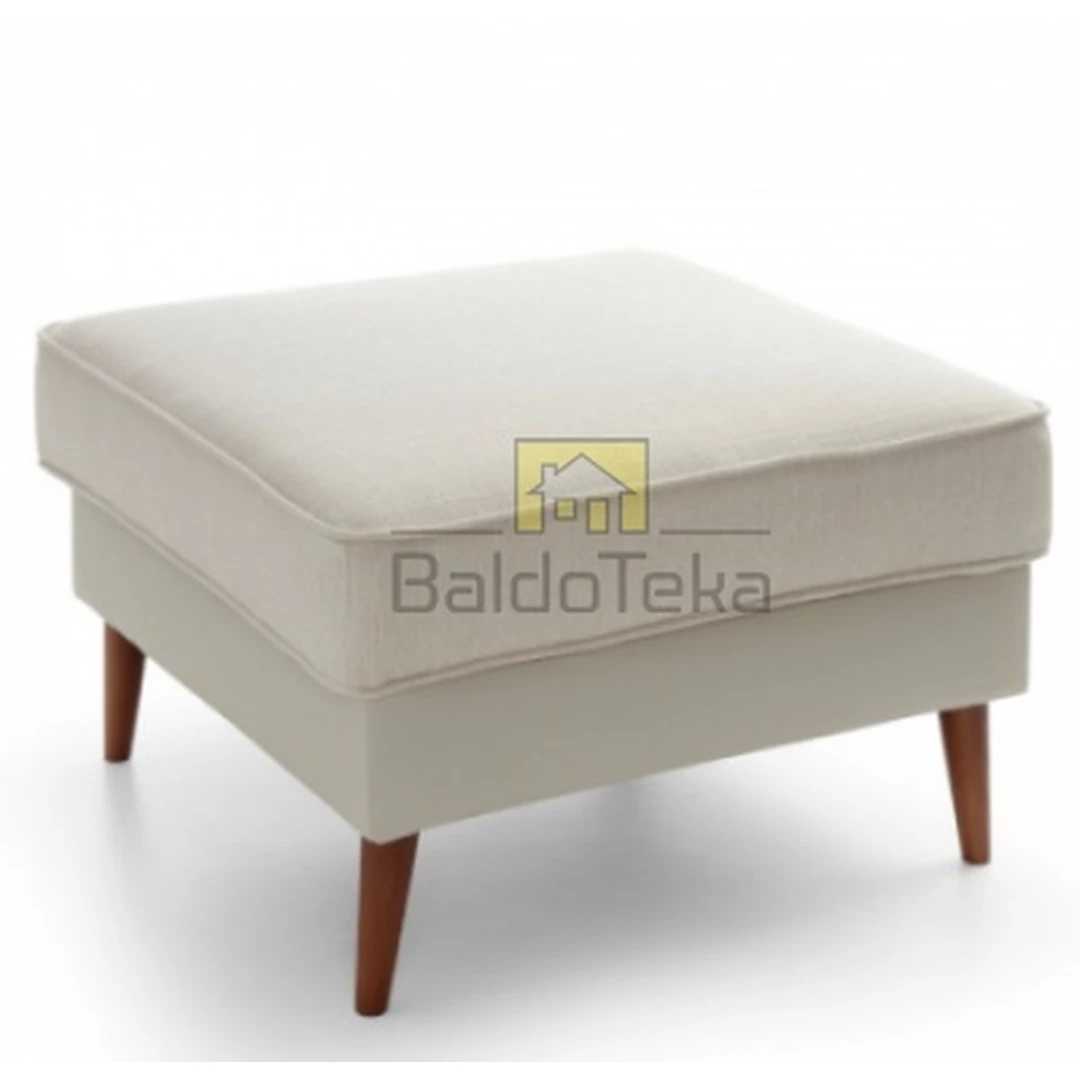 Stilinga sofos užuolaida su medinėmis kojelėmis