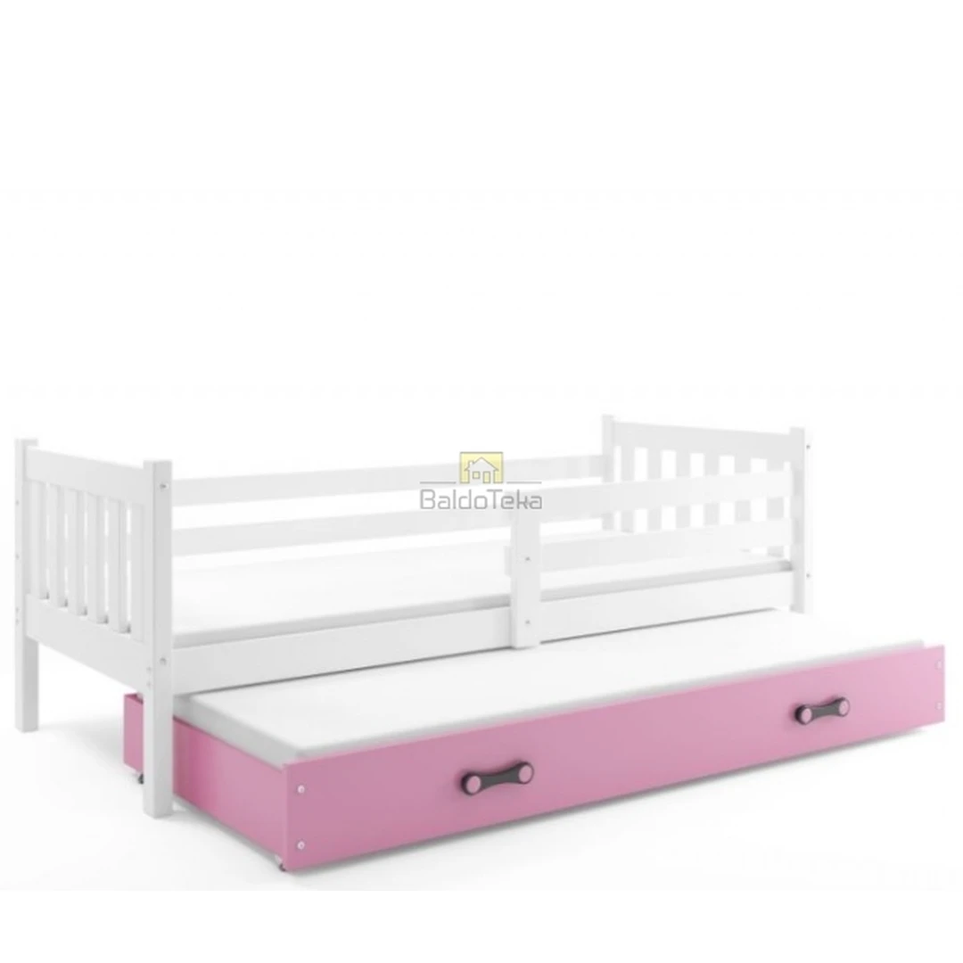 Ergonomiški vaikiški lovų rinkiniai su apsauginėmis tvorelėmis