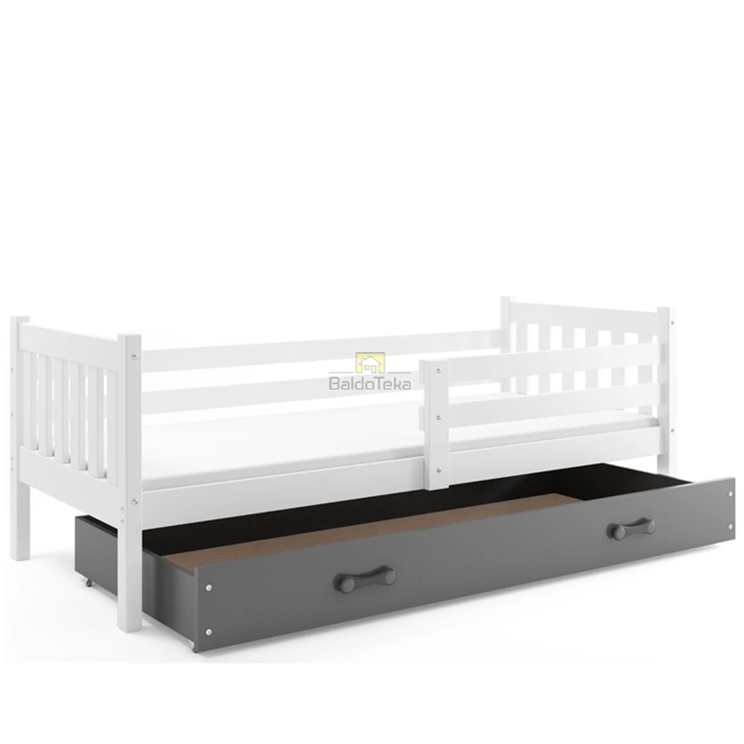 Ergonomiškas 190x80 cm čiužinys su patalynės dėže ir tvorele