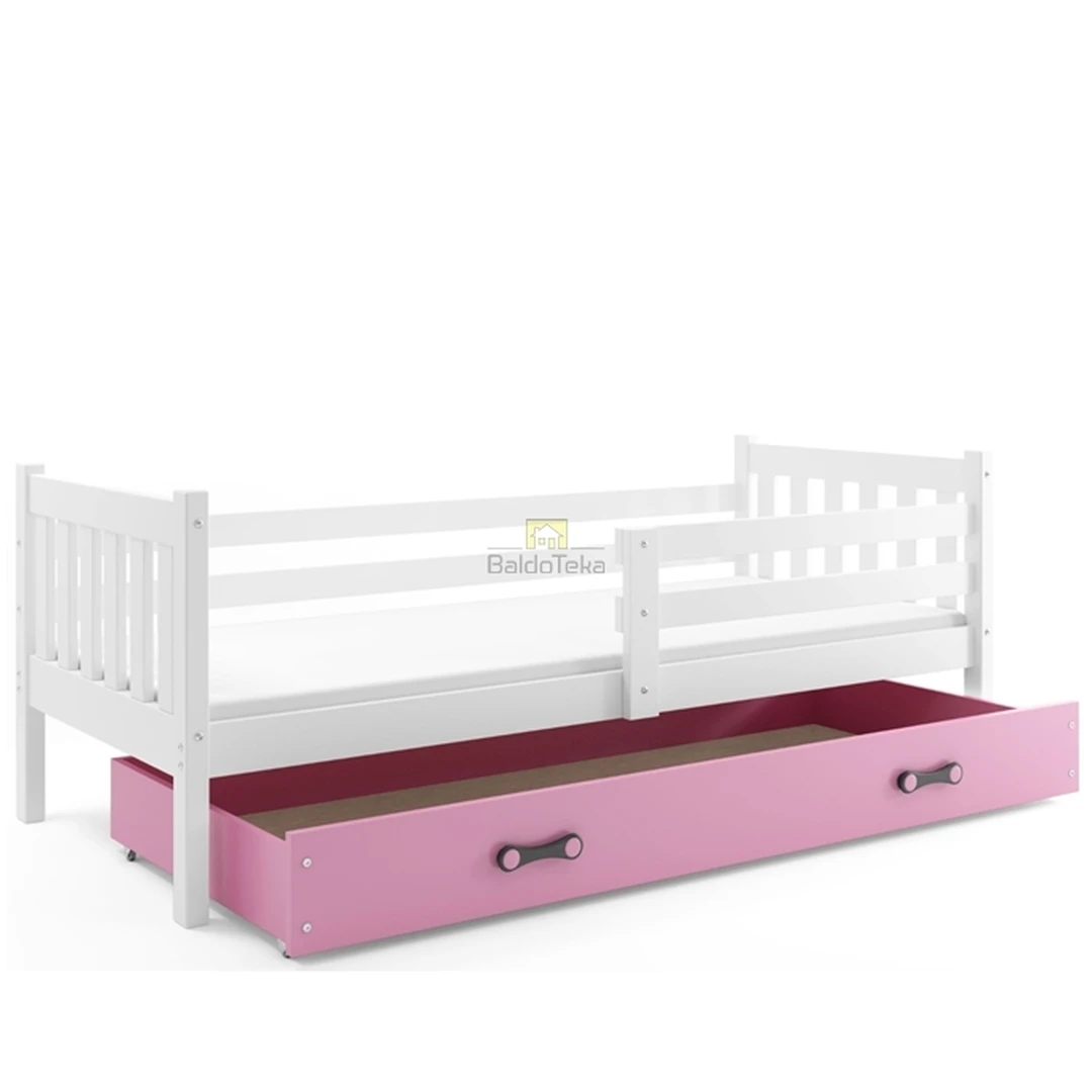 Ergonomiškas 190x80 cm čiužinys su dėže ir tvorele