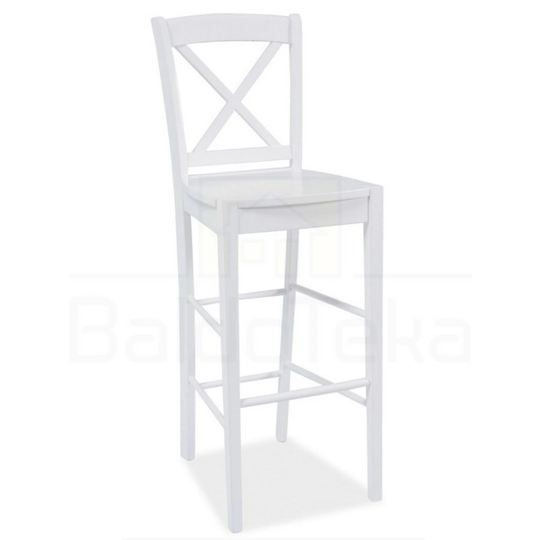 Šiuolaikiška balta medinė spinta su reguliuojama aukščio funkcija