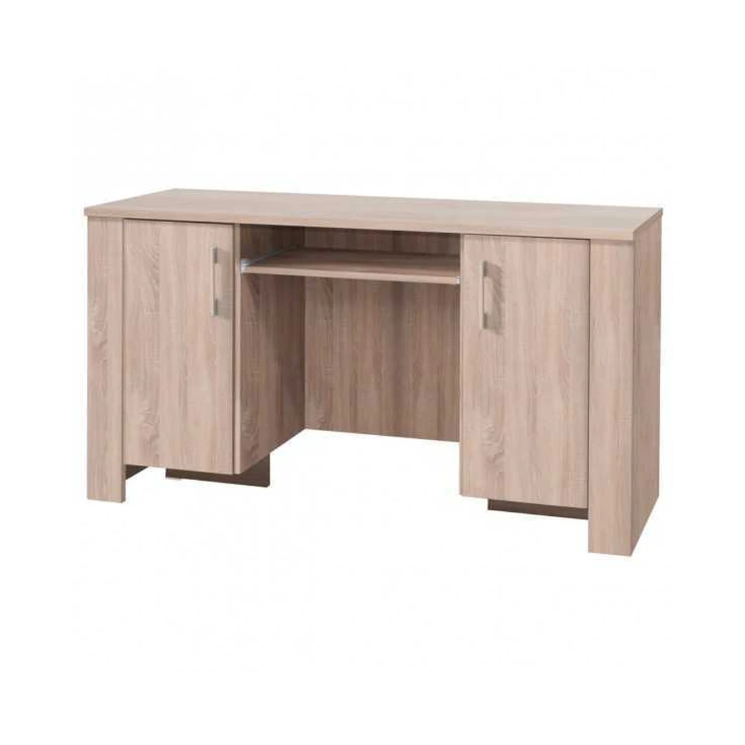 Stilingas Sonoma ąžuolo spalvos komodas 140x77x55 cm