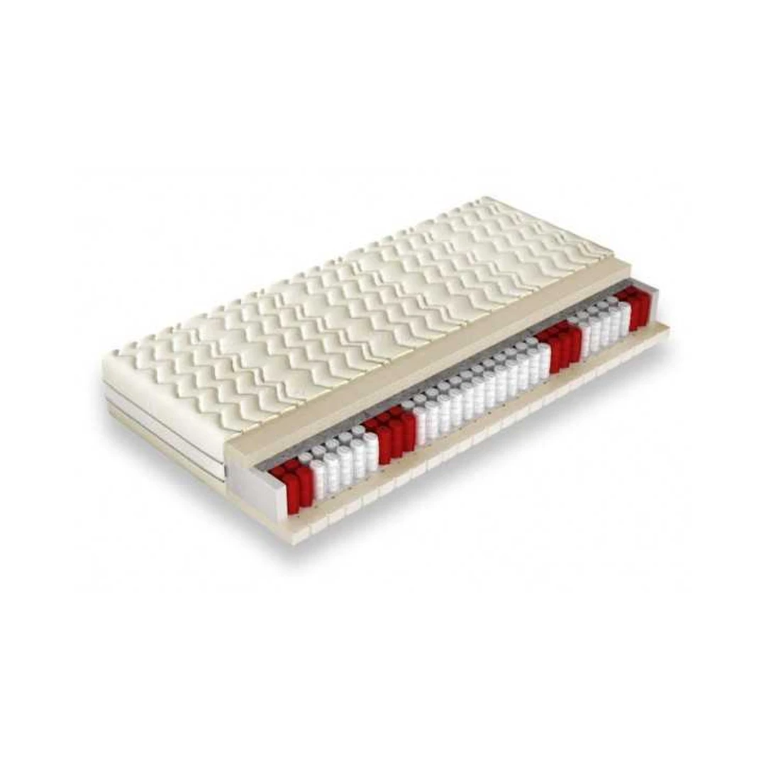 Dvipusis čiužinys M1017 su 7 komforto zonomis ir lateksu