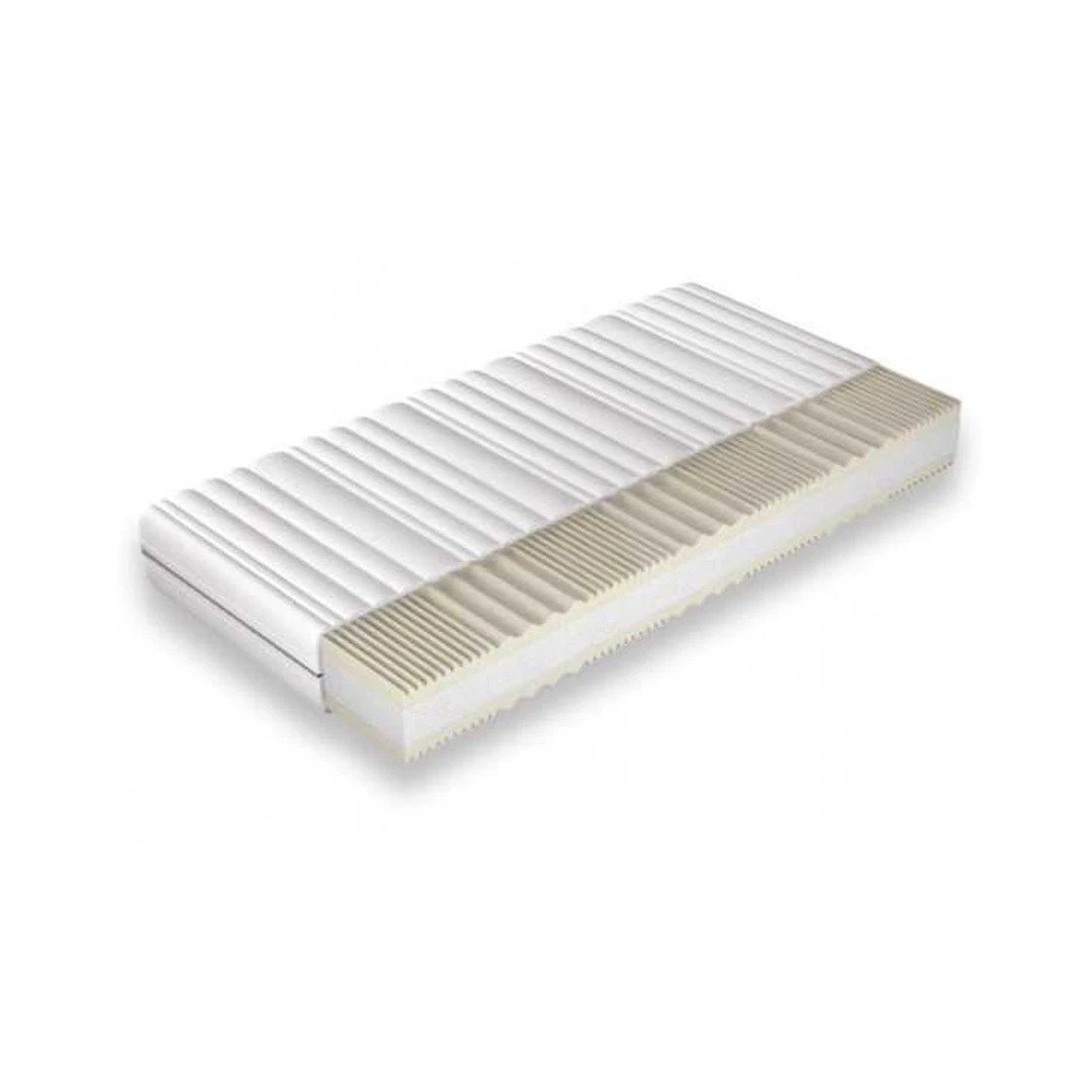 M1021 dvipusis čiužinys su 7 zonų atrama ir termoelastiniu poliuretano sluoksniu