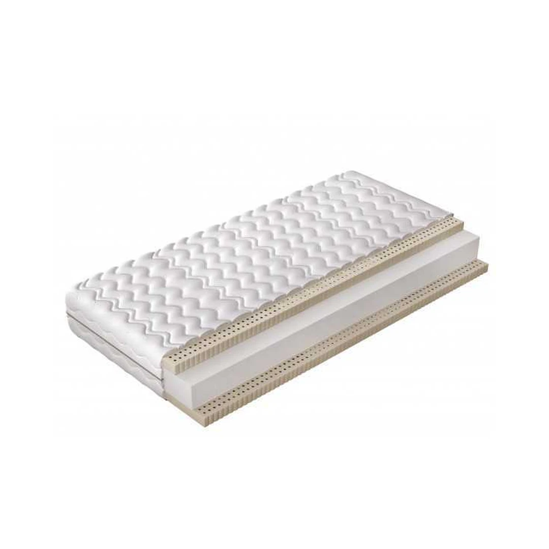 Dvipusis vidutinio kietumo čiužinys su lateksu ir porolonu