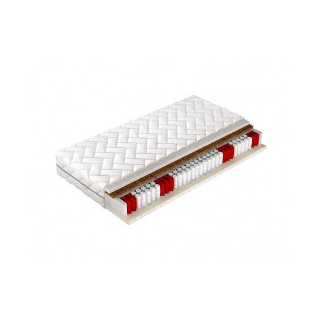 Natūralus čiužinys su kokoso plaušu ir kišeninėmis spyruoklėmis