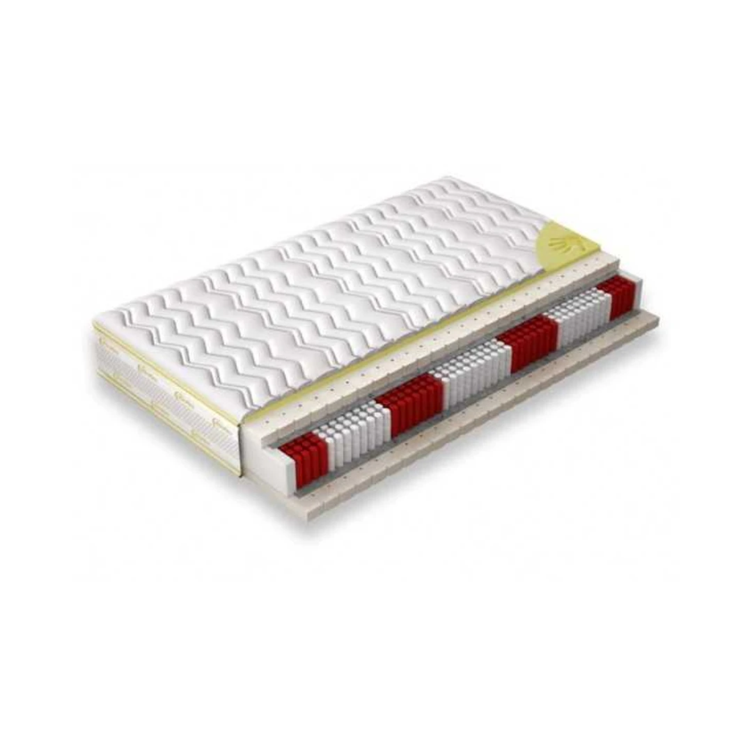 Ergonomiškas 21 cm čiužinys su 7 kietumo zonomis