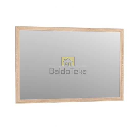 Šviesaus ąžuolo sonoma spalvos LMDP stalas 100x70x2 cm