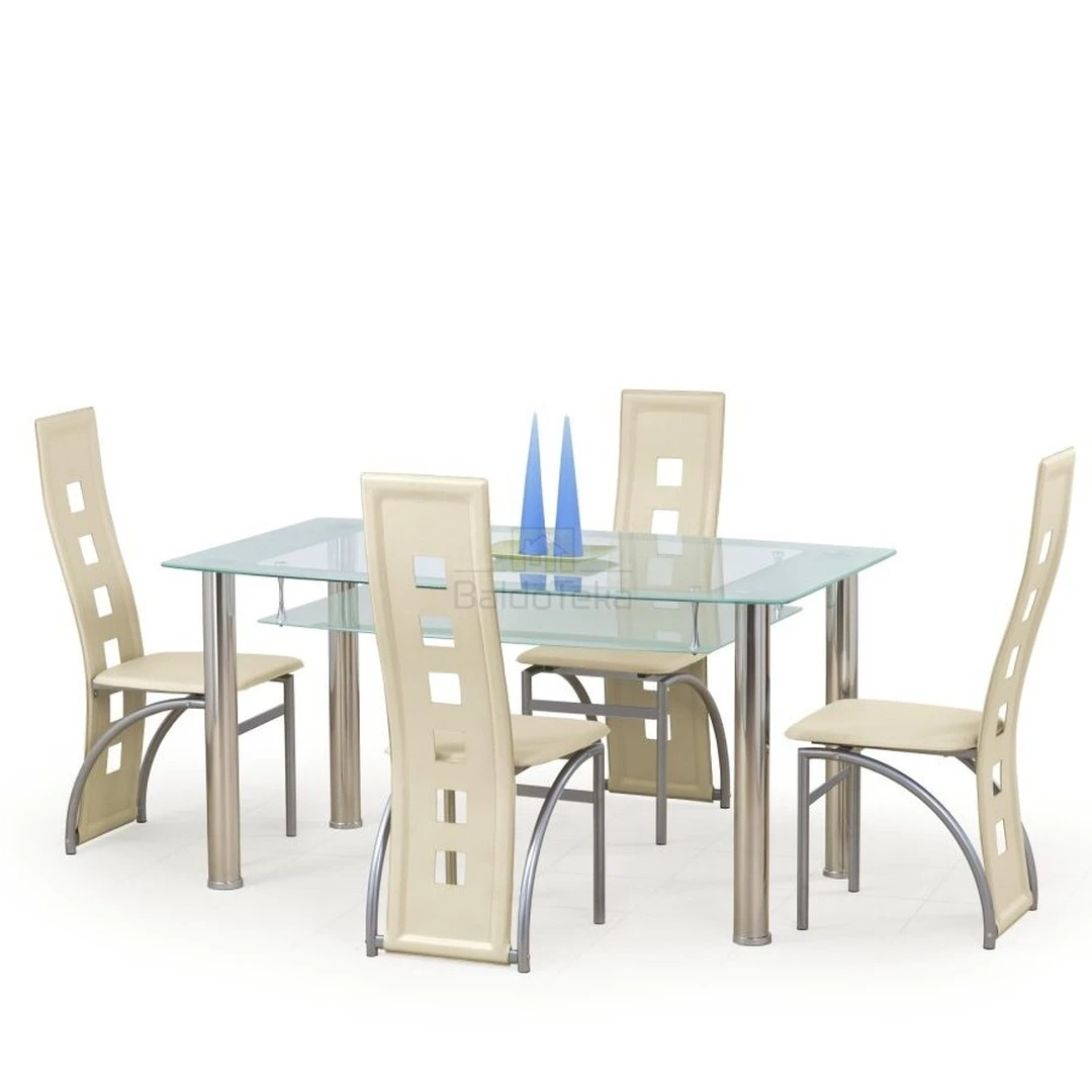 Modernus stiklinis stalas CRISTAL – 150x90 cm