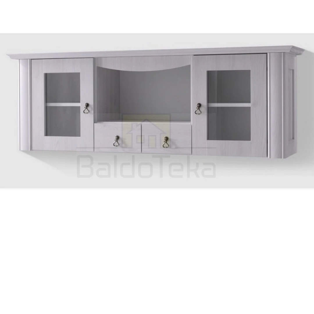 Šiuolaikiška spinta sniego baltumo pušies arba ąžuolo lefko spalvoje