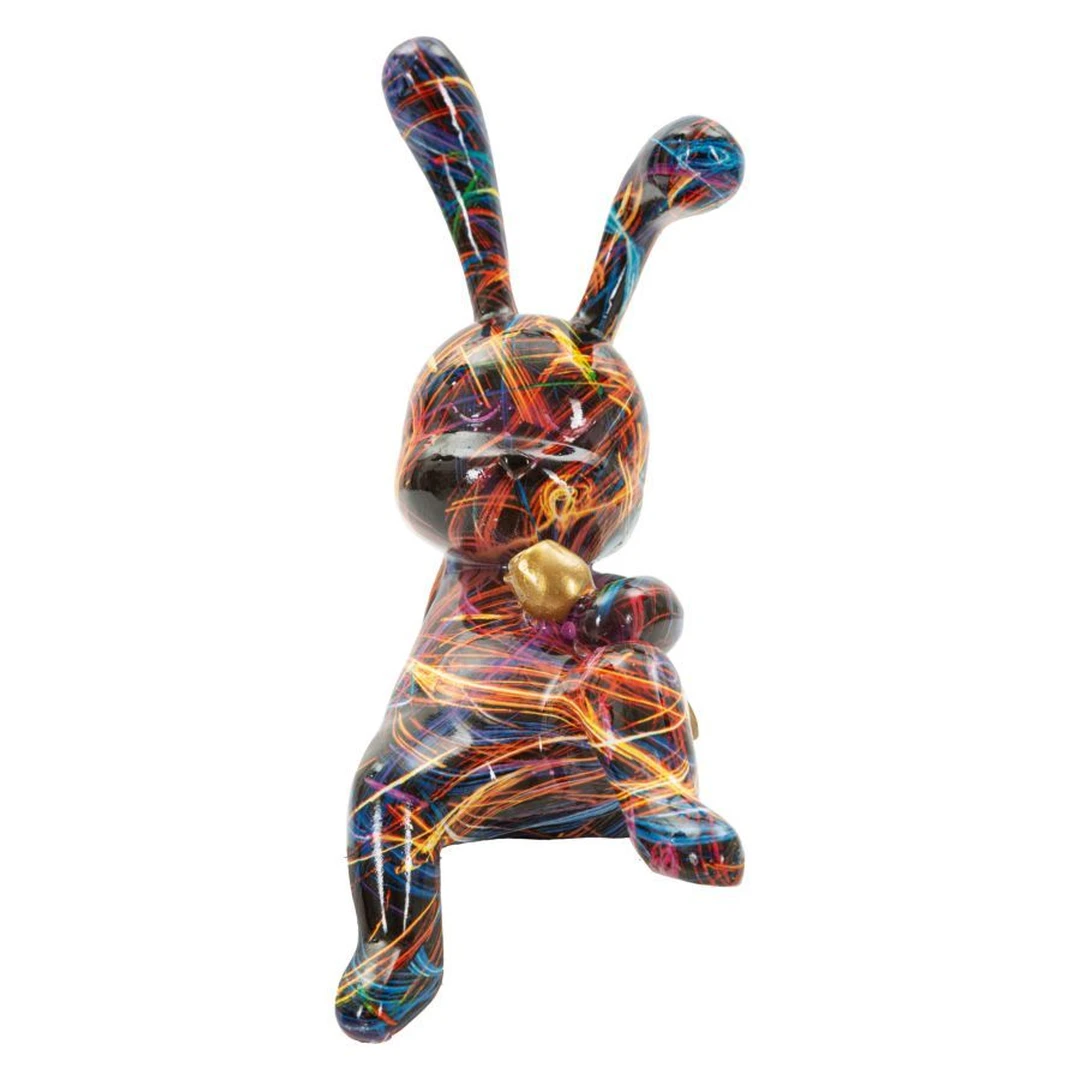 Dekoratyvinė triušio figūrėlė Psyco B, 21,5 × 22 × 10 cm - Dekoracijos