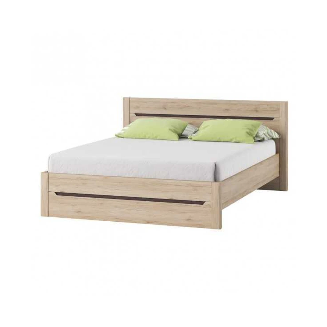 Ergonomiškas dviguldis lovynas „San Remo“ ąžuolo atspalviu