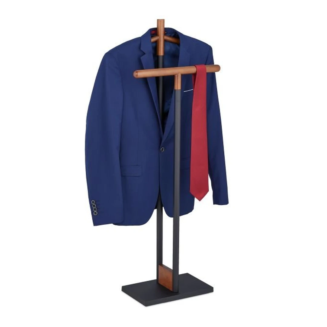 Juoda/Ruda Drabužių Kabykla 112cm
