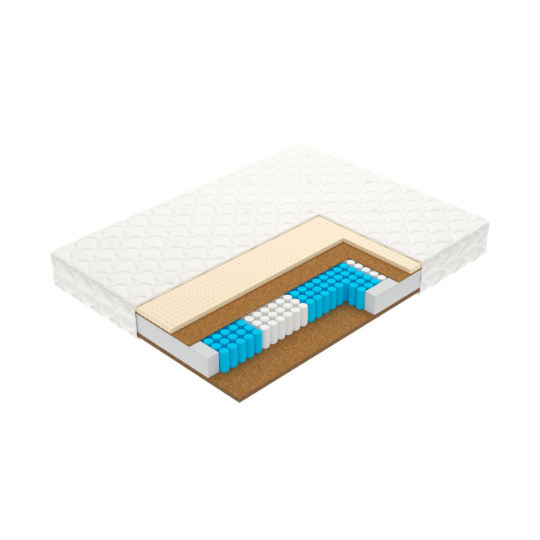 Natūralus latekso ir kokosų pluošto čiužinys Smartpocket