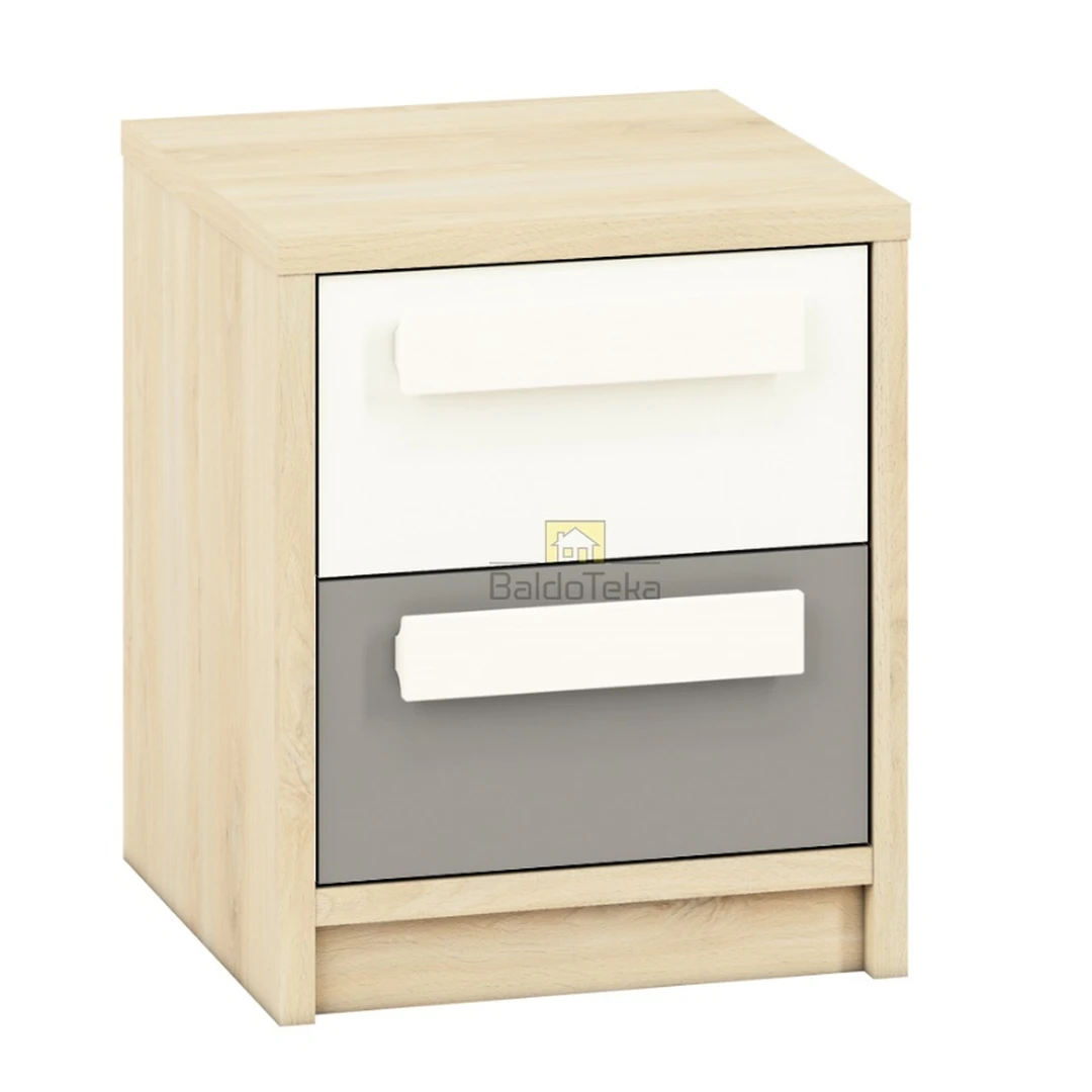 Stylinginė spintelė su medinėmis rankenėlėmis