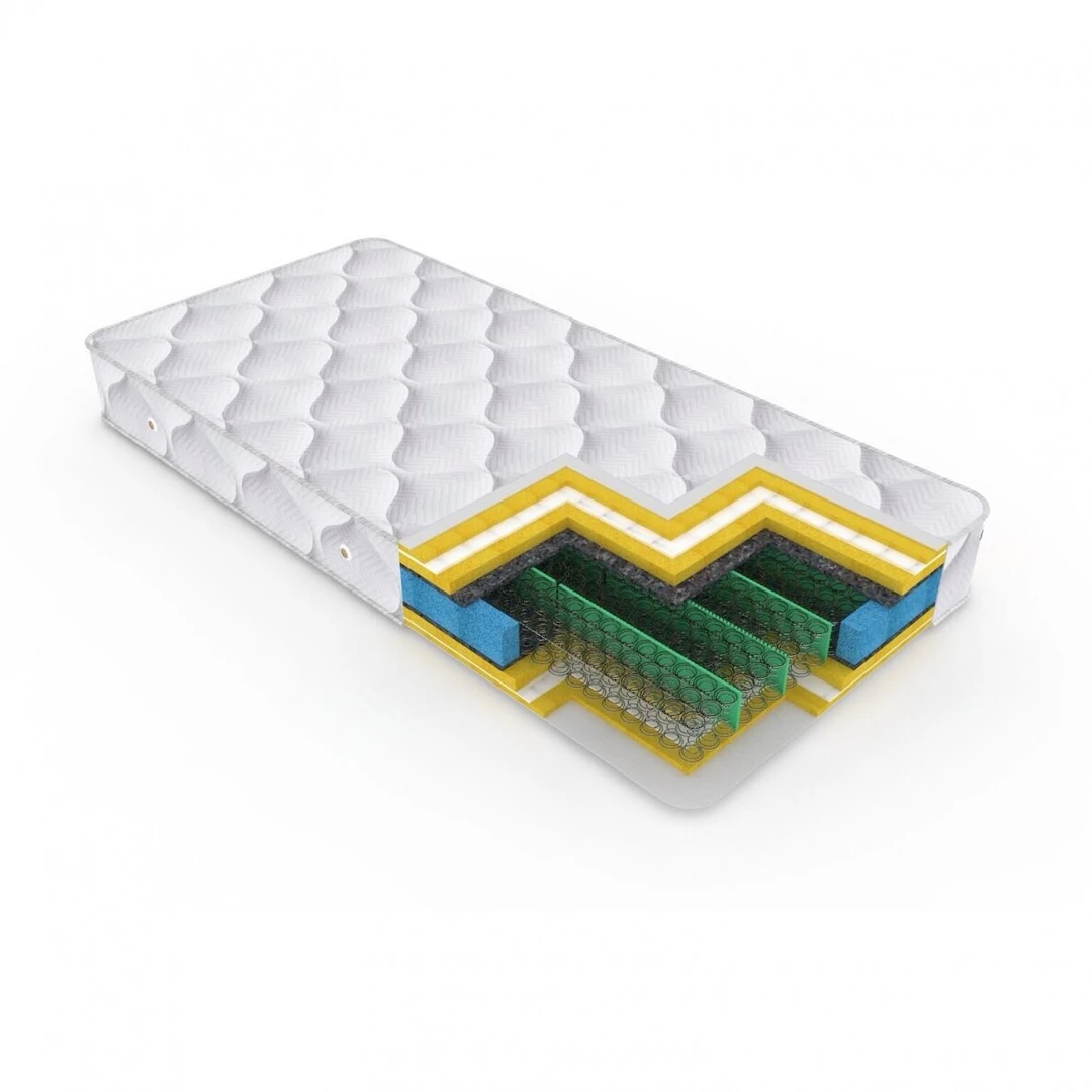 Dvipusis ortopedinis čiužinys LUX – patogus miegui su Bonnell spyruoklėmis