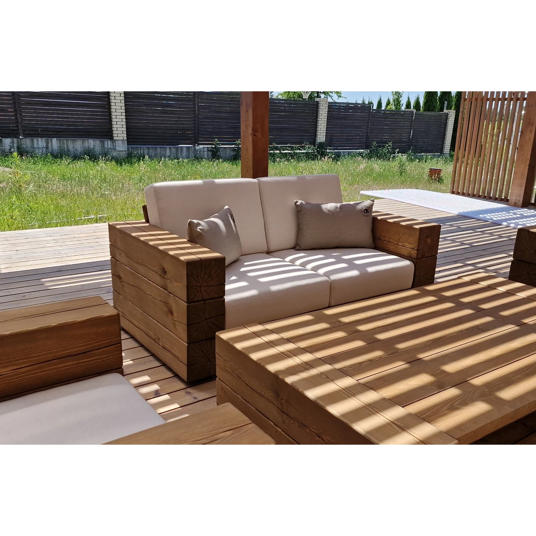 Dvivietė lauko sofa ¦ TIMBER - Foteliai, sofos