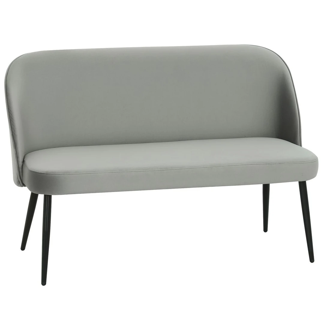 Dvivietė sofa su išlenktu atlošu
