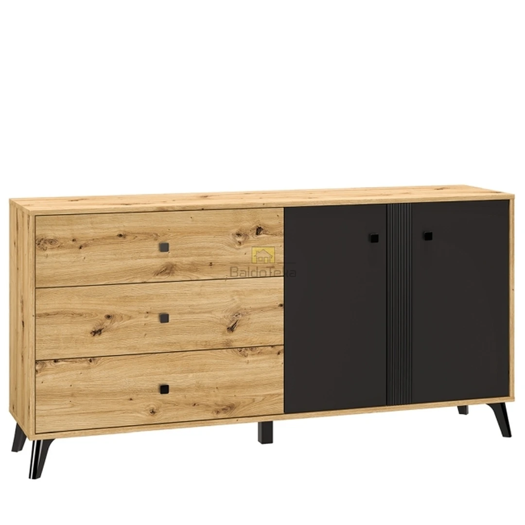 Ergonominė spintelė su pilno ištraukimo bėgeliais