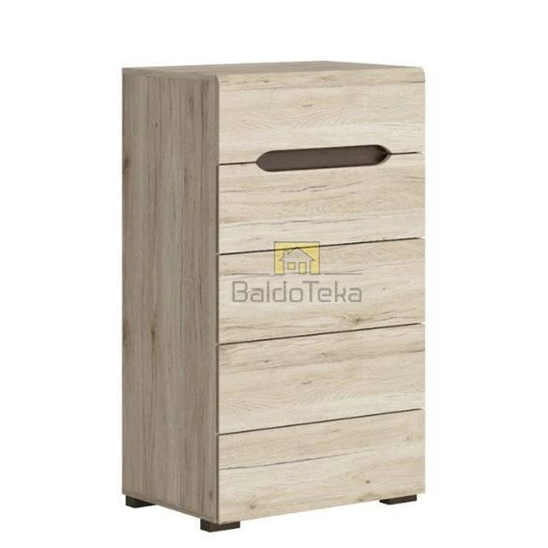 Šviesaus ąžuolo Sanremo spalvos komoda – 60x104,5x41,5 cm