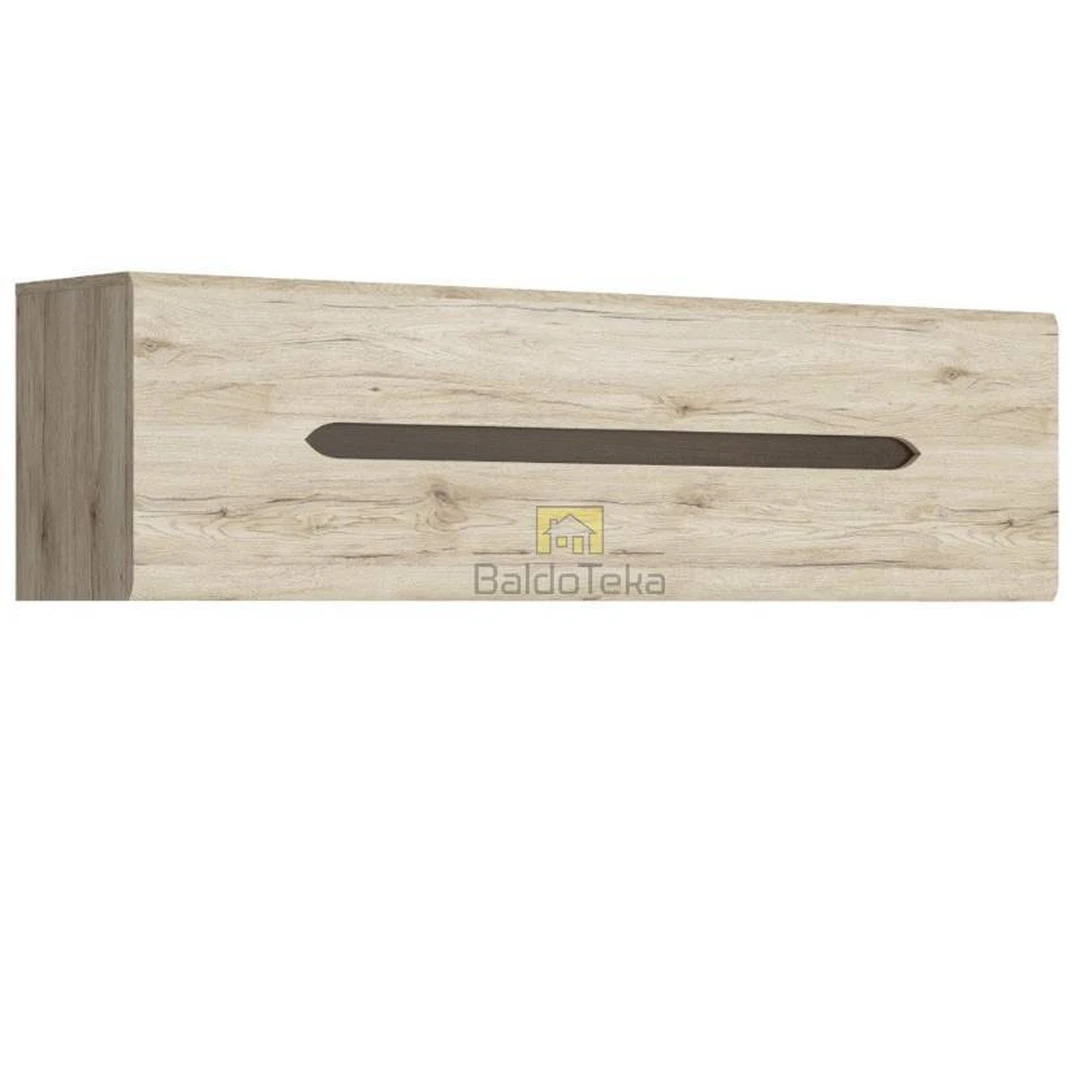 Šviesaus ąžuolo Sanremo spalvos komoda – 150x40,5x29 cm